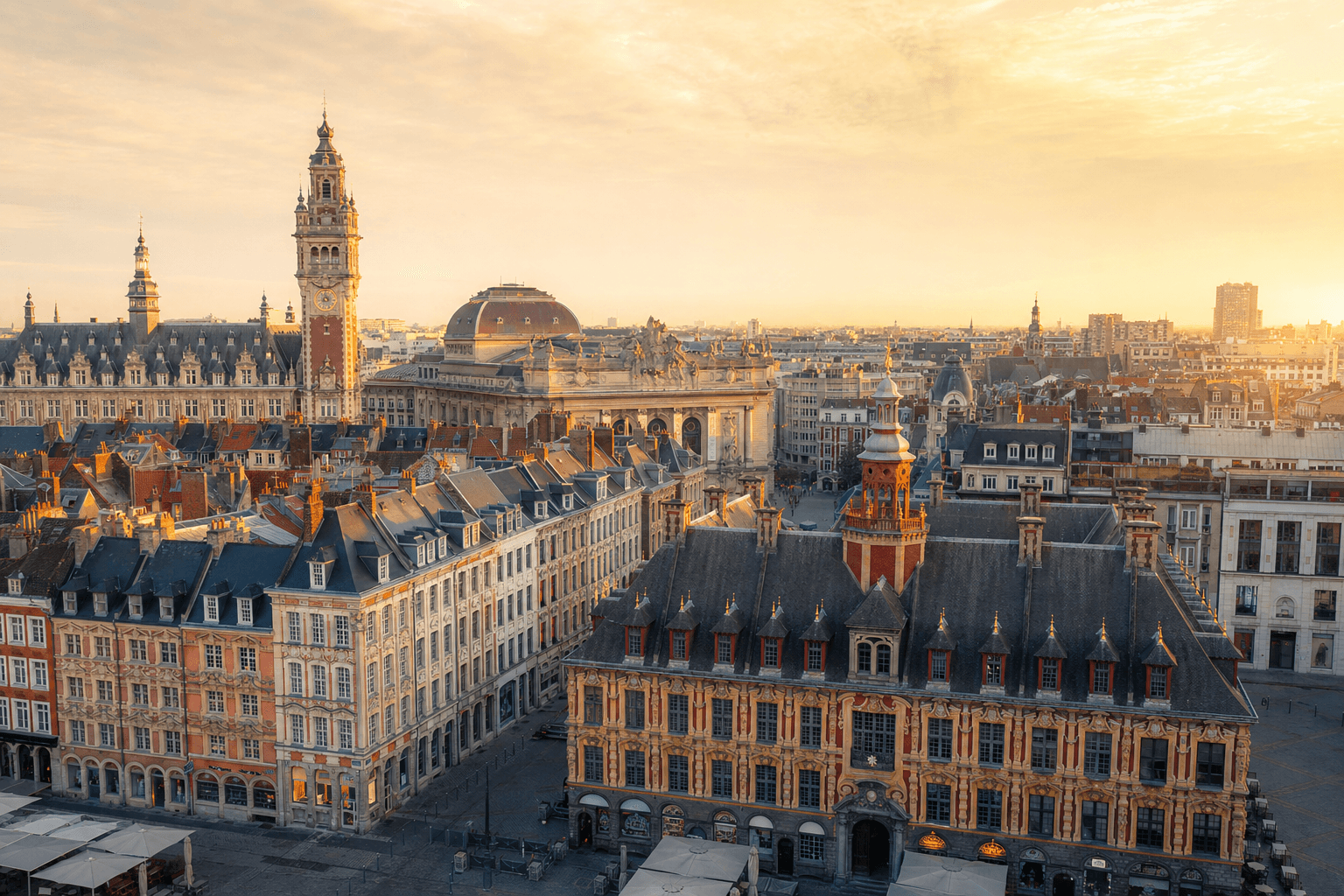 Vue de Lille — agence web WEB-CONTACT ancrée dans la métropole lilloise