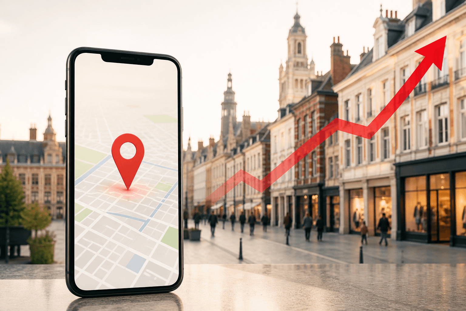 Référencement local SEO pour commerces à Lille