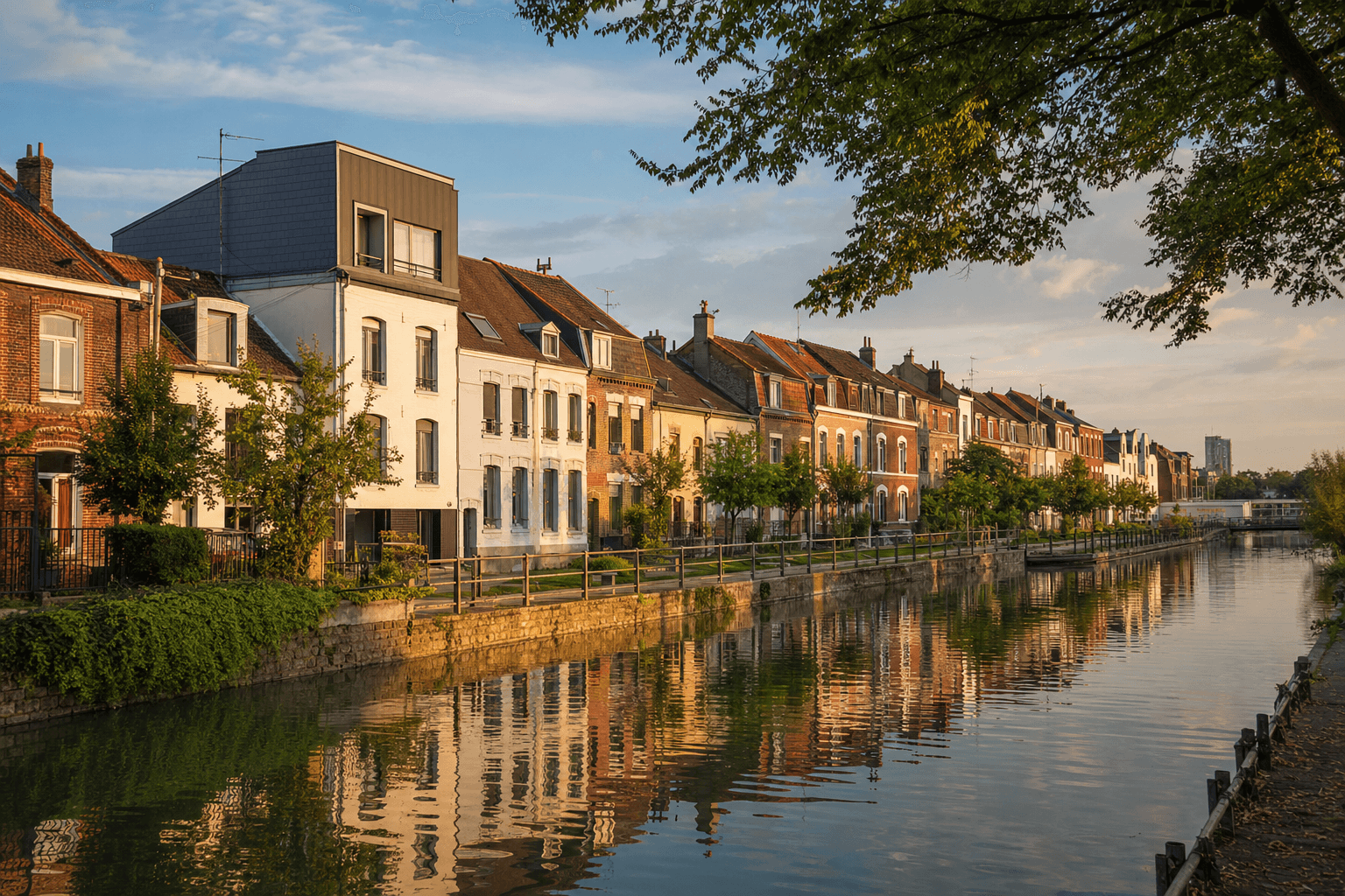 Quartier Bois-Blanc à Lille — Deûle et vie de quartier