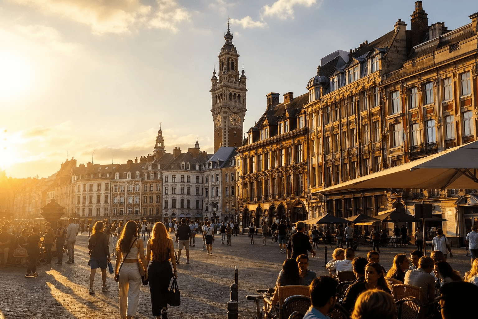 Centre-ville de Lille — commerces et architecture urbaine