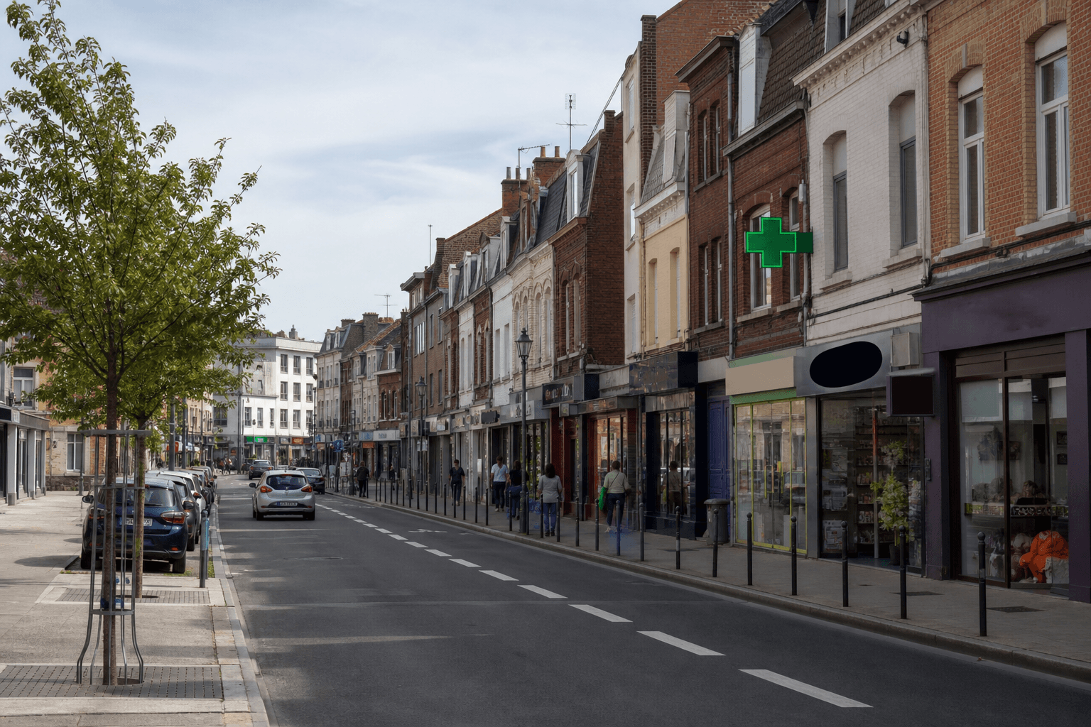 Quartier Saint-Maurice Pellevoisin à Lille — commerces de proximité