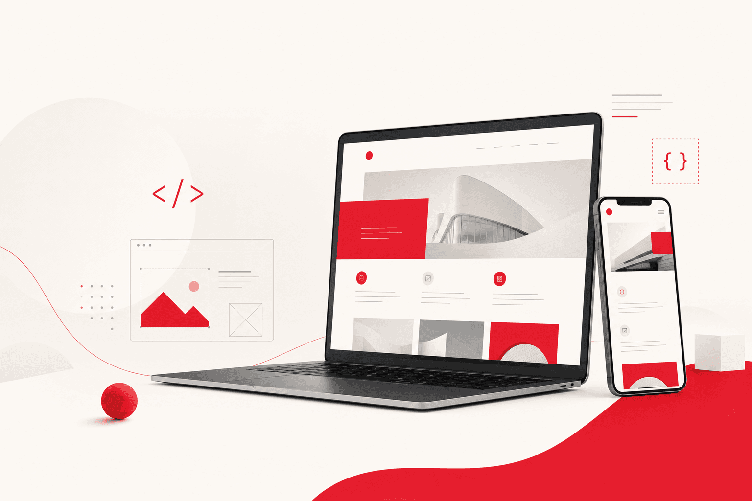 Création de sites web à Lille — maquettes responsive WEB-CONTACT